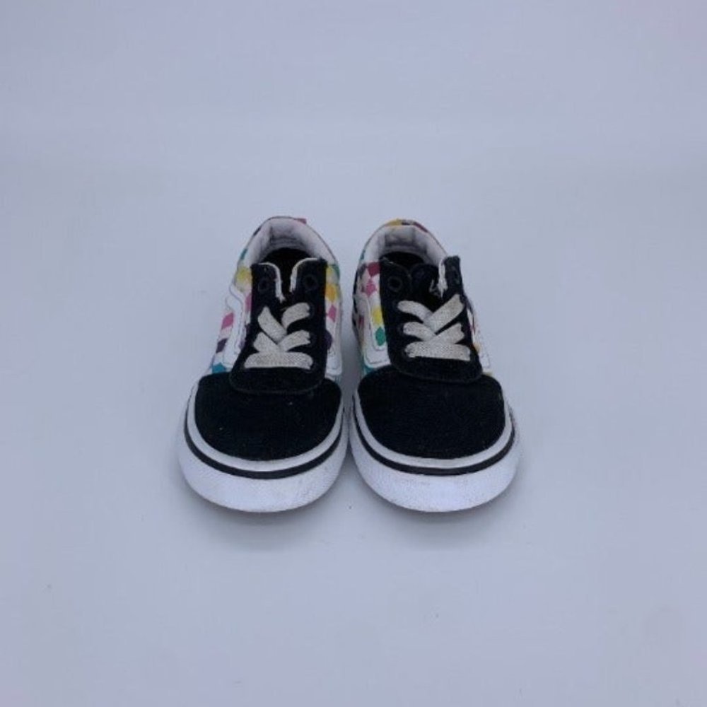 ***SOLD*** Toddler Vans Old Skool Low Checkered Sneakers - Picture 2 of 5